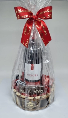 Imagem Arranjo Alto vinho