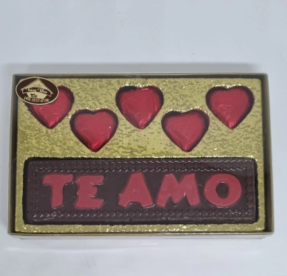 Imagem CAIXA DOURADA RET. TE AMO 105G